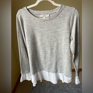 LOFT long sleeve shirt blouse